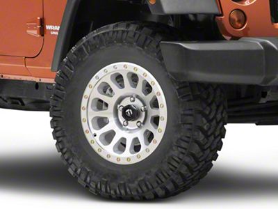Fuel Wheels Vector Diamond Cut Machined Wheel; 17x9 (18-24 Jeep Wrangler JL)