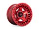 Fuel Wheels Warp Beadlock Candy Red Wheel; 17x9 (18-24 Jeep Wrangler JL)