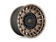 Fuel Wheels Militia Matte Bronze and Black Wheel; 20x10; -18mm Offset (87-95 Jeep Wrangler YJ)