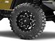 Fuel Wheels Lethal Matte Black Milled Wheel; 18x9; 1mm Offset (97-06 Jeep Wrangler TJ)