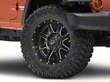 Fuel Wheels Maverick Matte Black Milled Wheel; 18x9; -12mm Offset (07-18 Jeep Wrangler JK)