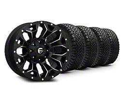 17x9 Fuel Wheels Assault & 32in BF Goodrich All-Terrain T/A KO Tire Package (16-23 Tacoma)