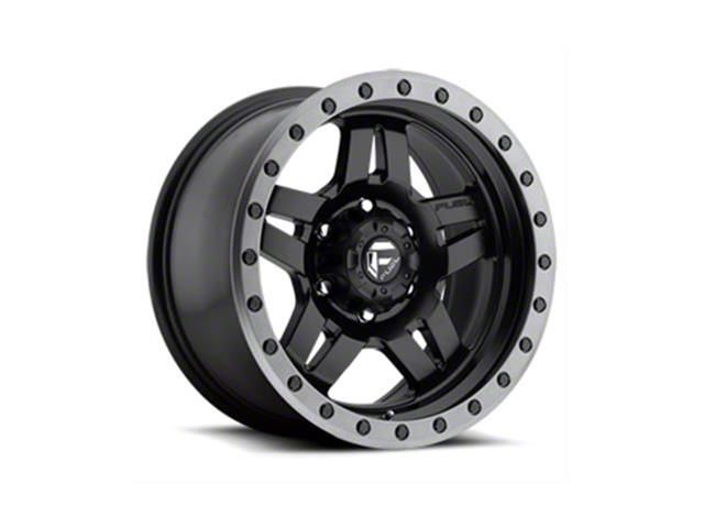 Fuel Wheels Anza Matte Black with Gunmetal Ring 6-Lug Wheel; 18x9; 19mm Offset (16-23 Tacoma)