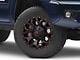 Fuel Wheels Assault Matte Black Red Milled 5-Lug Wheel; 17x9; -12mm Offset (05-15 Tacoma)