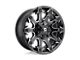 Fuel Wheels Battle Axe Gloss Black Milled 6-Lug Wheel; 17x9; -12mm Offset (16-23 Tacoma)