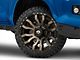 Fuel Wheels Blitz Matte Black Double Dark Tint 6-Lug Wheel; 22x10; -18mm Offset (16-23 Tacoma)