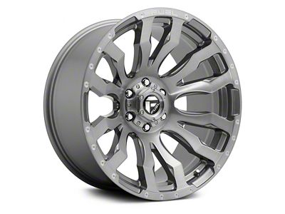 Fuel Wheels Blitz Platinum 6-Lug Wheel; 18x9; 20mm Offset (16-23 Tacoma)