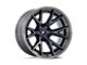 Fuel Wheels Catalyst Gloss Black with Brushed Gray Tint Face and Lip 6-Lug Wheel; 20x9; 20mm Offset (2024 Tacoma)