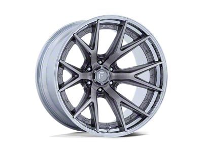 Fuel Wheels Catalyst Platinum with Chrome Lip 6-Lug Wheel; 20x9; 20mm Offset (2024 Tacoma)