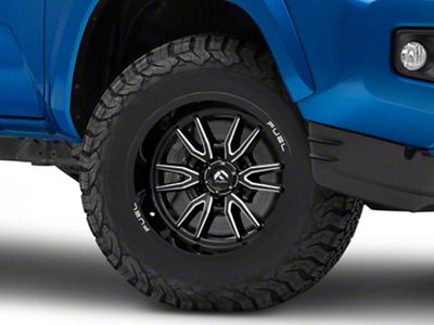 Fuel Wheels Clash Gloss Black Milled 6-Lug Wheel; 17x9; -12mm Offset (16-23 Tacoma)