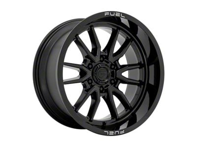 Fuel Wheels Clash Gloss Black 6-Lug Wheel; 18x9; 1mm Offset (16-23 Tacoma)