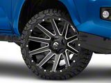 Fuel Wheels Contra Gloss Black Milled 6-Lug Wheel; 22x12; -43mm Offset (16-23 Tacoma)
