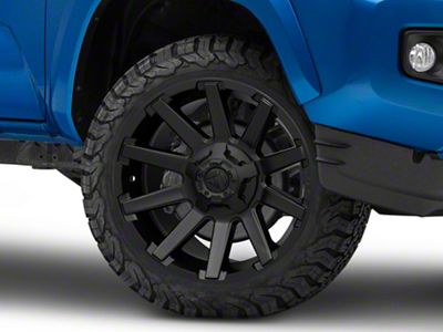 Fuel Wheels Contra Satin Black 6-Lug Wheel; 20x9; 19mm Offset (16-23 Tacoma)