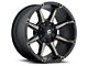 Fuel Wheels Coupler Matte Black with Double Dark Tint 6-Lug Wheel; 20x9; 20mm Offset (16-23 Tacoma)