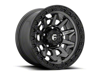 Fuel Wheels Covert Matte Gunmetal Black Bead Ring 6-Lug Wheel; 20x9; 1mm Offset (16-23 Tacoma)