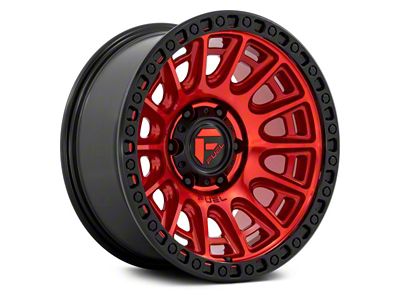 Fuel Wheels Cycle Candy Red with Black Ring 6-Lug Wheel; 20x9; 1mm Offset (16-23 Tacoma)