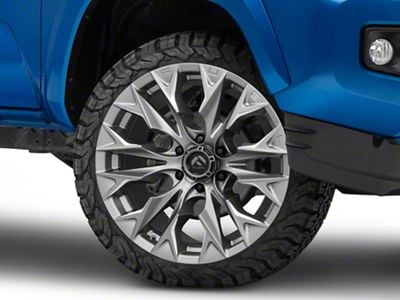 Fuel Wheels Flame Platinum 6-Lug Wheel; 22x10; -18mm Offset (16-23 Tacoma)