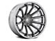 Fuel Wheels Fusion Forged Burn Platinum with Chrome Lip 6-Lug Wheel; 24x12; -44mm Offset (16-23 Tacoma)