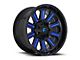 Fuel Wheels Hardline Gloss Black with Blue Tint Clear 6-Lug Wheel; 20x12; -45mm Offset (16-23 Tacoma)