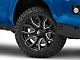 Fuel Wheels Rage Gloss Black Milled 6-Lug Wheel; 20x9; 1mm Offset (16-23 Tacoma)