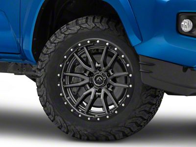 Fuel Wheels Rebel Matte Gunmetal 6-Lug Wheel; 18x9; 20mm Offset (16-23 Tacoma)