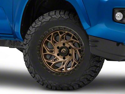 Fuel Wheels Runner OR Bronze with Black Ring 6-Lug Wheel; 17x9; 1mm Offset (16-23 Tacoma)