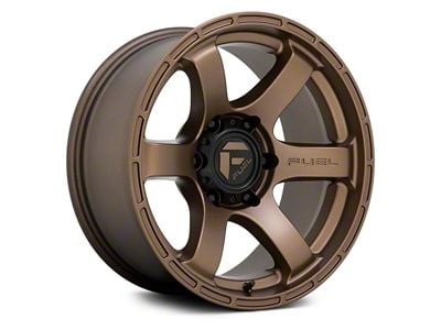 Fuel Wheels Rush Matte Bronze 6-Lug Wheel; 17x9; -12mm Offset (16-23 Tacoma)