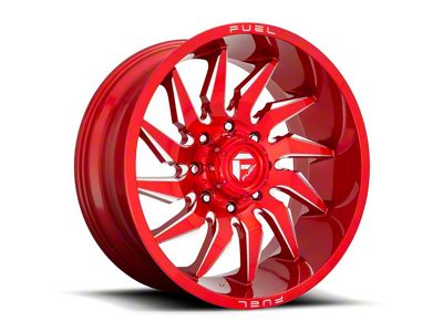 Fuel Wheels Saber Candy Red Milled 6-Lug Wheel; 20x9; 20mm Offset (16-23 Tacoma)