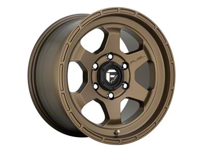 Fuel Wheels Shok Matte Bronze 6-Lug Wheel; 17x10; -18mm Offset (16-23 Tacoma)