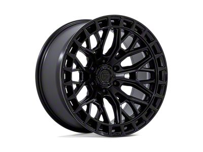 Fuel Wheels Sigma Blackout with Gloss Black Lip 6-Lug Wheel; 17x9; 1mm (16-23 Tacoma)