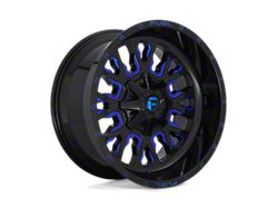 Fuel Wheels Stroke Gloss Black with Blue Tinted Clear 6-Lug Wheel; 17x9; 1mm Offset (16-23 Tacoma)