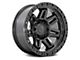 Fuel Wheels Syndicate Blackout 6-Lug Wheel; 17x9; -12mm Offset (16-23 Tacoma)
