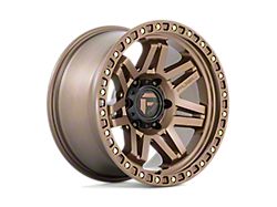 Fuel Wheels Syndicate Full Matte Bronze 6-Lug Wheel; 17x9; 1mm Offset (16-23 Tacoma)