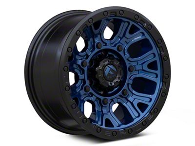 Fuel Wheels Traction Dark Blue with Black Ring 6-Lug Wheel; 20x9; 1mm Offset (16-23 Tacoma)