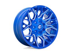 Fuel Wheels Twitch Anodized Blue Milled 6-Lug Wheel; 20x9; 1mm Offset (16-23 Tacoma)