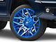 Fuel Wheels Twitch Anodized Blue Milled 5-Lug Wheel; 22x10; -18mm Offset (05-15 Tacoma)