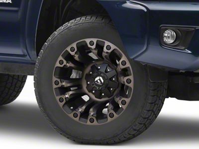 Fuel Wheels Vapor Matte Black Double Dark Tint 5-Lug Wheel; 18x9; 1mm Offset (05-15 Tacoma)