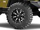 Fuel Wheels Throttle Matte Black Milled Wheel; 17x9; 1mm Offset (97-06 Jeep Wrangler TJ)