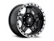 Fuel Wheels Anza Matte Black with Anthracite Ring 6-Lug Wheel; 18x9; 1mm Offset (17-24 Titan)