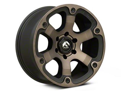 Fuel Wheels Beast Matte Black Double Dark Tint 6-Lug Wheel; 18x9; 19mm Offset (17-24 Titan)