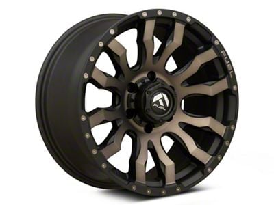 Fuel Wheels Blitz Matte Black Double Dark Tint 6-Lug Wheel; 18x9; -12mm Offset (17-24 Titan)