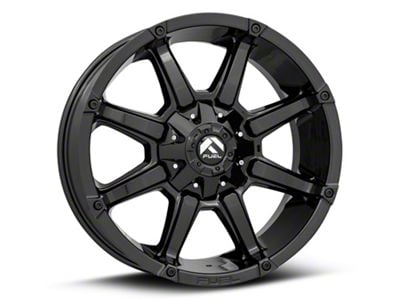 Fuel Wheels Coupler Gloss Black 6-Lug Wheel; 20x9; 1mm Offset (17-24 Titan)