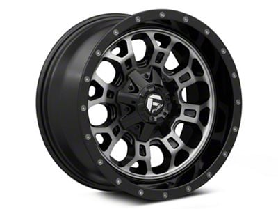 Fuel Wheels Crush Gloss Machined Double Dark Tint 6-Lug Wheel; 18x9; 19mm Offset (17-24 Titan)