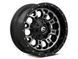 Fuel Wheels Crush Gloss Machined Double Dark Tint 6-Lug Wheel; 18x9; 1mm Offset (17-24 Titan)