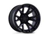 Fuel Wheels Fusion Forged Catalyst Matte Black with Gloss Black Lip 6-Lug Wheel; 22x12; -44mm Offset (17-24 Titan)