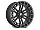 Fuel Wheels Heater Matte Black Double Dark Tint Machined 6-Lug Wheel; 20x10; -18mm Offset (17-24 Titan)