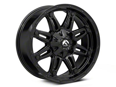 Fuel Wheels Hostage Gloss Black 6-Lug Wheel; 20x9; 1mm Offset (17-24 Titan)