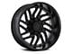 Fuel Wheels Hurricane Blackout 6-Lug Wheel; 20x10; -18mm Offset (17-24 Titan)