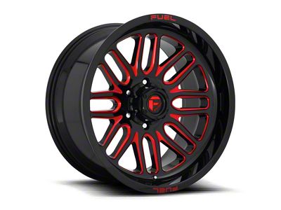 Fuel Wheels Ignite Gloss Black Red Tinted 6-Lug Wheel; 20x9; 19mm Offset (17-24 Titan)