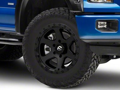 Fuel Wheels Maverick Matte Black Milled 6-Lug Wheel; 20x9; 1mm Offset (17-24 Titan)